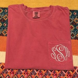 "SSM" Monogrammed Comfort Colors t-shirt